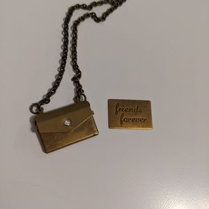 Envelope Friendship Necklace - Friends Forever